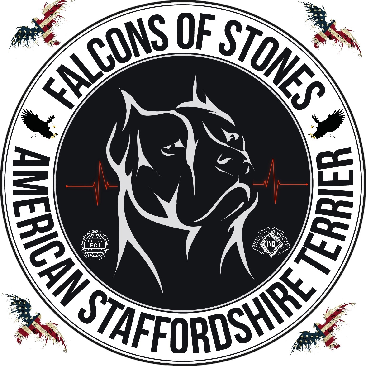Falcons of stones